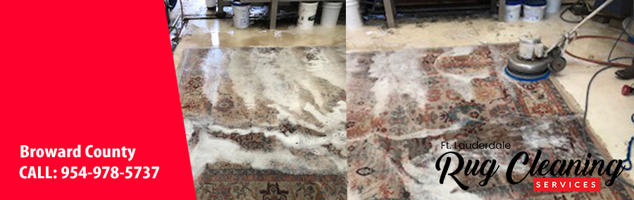Antique Rug Cleaning Process