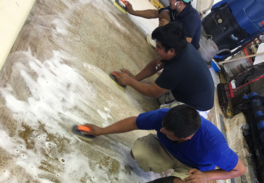 Oriental Rug Hand Cleaning Process